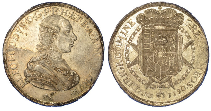 FIRENZE. PIETRO LEOPOLDO DI LORENA , 1765-1790., Francescone 1790 (serie “senile...