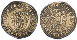 NAPOLI. CARLO II D'ANGIO', 1285-1309., Saluto d'argento.