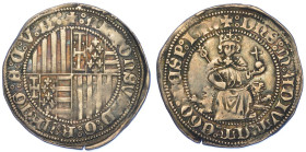 NAPOLI. ALFONSO I D'ARAGONA, 1442-1458., Carlino.