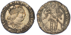 NAPOLI. FERDINANDO I D'ARAGONA, 1458-1494., Coronato.