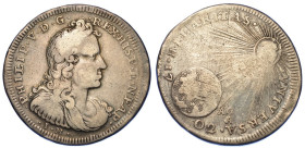 NAPOLI. FILIPPO V, 1701-1713., Mezzo ducato 1702.