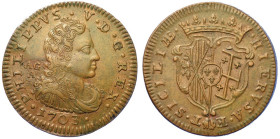 NAPOLI. FILIPPO V, 1701-1713., Grano 1703.