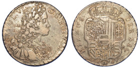 NAPOLI. CARLO VI D'ASBURGO, 1711-1734., Piastra da 120 grana 1731.