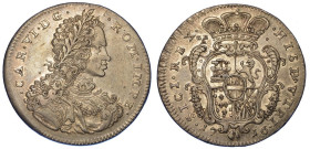 NAPOLI. CARLO VI D'ASBURGO, 1711-1734., Mezzo ducato 1716.