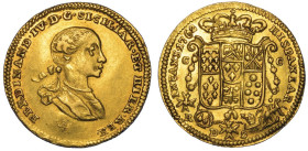 NAPOLI. FERDINANDO IV DI BORBONE, 1759-1816., 2 ducati 1762.