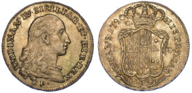 NAPOLI. FERDINANDO IV DI BORBONE, 1759-1816., Tarì da 20 Grani 1790.