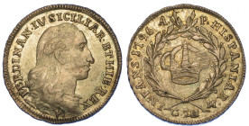NAPOLI. FERDINANDO IV DI BORBONE, 1759-1816., Tarì da 20 Grani 1796.