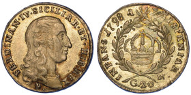 NAPOLI. FERDINANDO IV DI BORBONE, 1759-1816., Tarì da 20 Grani 1798.