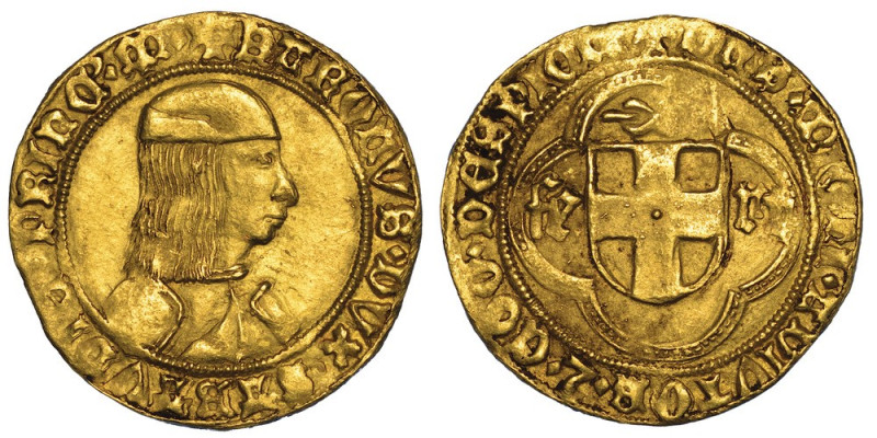 DUCATO DI SAVOIA. CARLO I DI SAVOIA. IL GUERRIERO, 1482-1490., Ducato d'oro (IV ...