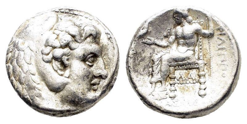 KINGS of MACEDON. Philip III Arrhidaios (323-317 BC).Susa.Tetradrachm .

Obv : H...