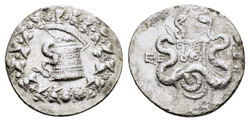 IONIA. Ephesos. (Circa 180-67 BC).Cistophorus.

Condition : Nicely toned.Good ve...