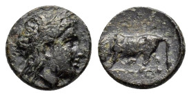 IONIA. Miletos. (39-17 BC).Ae.

Condition : Good very fine.

Weight : 1.04 gr
Diameter : 9 mm
