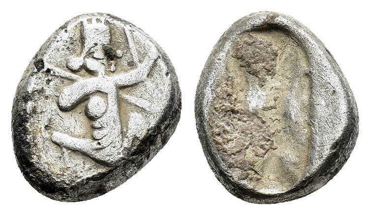 ACHAEMENID KINGS of PERSIA.Time of Darios I to Xerxes II.(485-420 BC).Sardes.Sig...