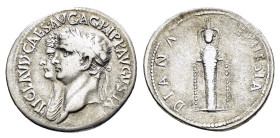 CLAUDIUS with AGRIPPINA II (41-54).Ephesus.Cistophorus. 

Obv : TI CLAVD CAES AVG AGRIPP AVGVSTA.
Jugate laureate busts of Claudius and Agrippina, dra...