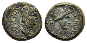 MYSIA. Pergamum. Pseudo-autonomous. Time of Claudius to Nero (41-68). Ae.

Obv : ΘЄON CYNKΛHTON.
Bareheaded and draped bust of the Senate right.

Rev ...