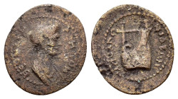 LYDIA. Apollonis. Pseudo-autonomous. Possibly time of Titus to Domitian (79-96). Ae.

Obv : ΘEON CVNKΛHTON.
Draped female bust of the Senate right, po...