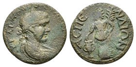 PAMPHYLIA. Aspendus. Volusian (251-253). Ae.

Obv : ΑΥ ΚЄ Γ ΟΥΙΔ ΟΥЄΛ ΟΥΟΛΟΥϹϹΑΝΟΝ.
Laureate, draped and cuirassed bust right.

Rev : ΑϹΠЄΝΔΙΩΝ.
Agon,...