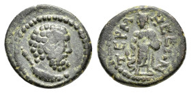 PISIDIA. Termessos. Pseudo-autonomous.(Circa 2nd-3rd centuries AD).Ae.

Obv : head of Heracles, right, lion skin around neck, club on shoulder.

Rev :...
