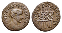 CAPPADOCIA. Caesarea. Gordian III (238-244). Ae.

Obv : AV KAI M ANT ΓOPΔIANOC.
Laureate, draped and cuirassed bust right.

Rev : MHTP KAI B N Є / ЄT ...
