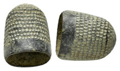 ANCIENT BYZANTINE THIMBLE.(9th-110th century).Ae.

Condition : Good very fine.

Weight : 6.79 gr
Diameter : 23 mm