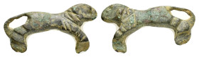 ANCIENT ROMAN BRONZE LION FIGURINE.(1st - 2nd Century).Ae.

Condition : Good very fine.

Weight : 11.98 gr
Diameter : 40 mm
