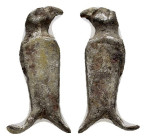 ANCIENT ROMAN SILVER EAGLE FIGURINE.(1st- 3rd century).Ar.

Condition : Good very fine.

Weight : 2.99 gr
Diameter : 21 mm
