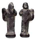ANCIENT ROMAN SILVER ZEUS (?) FIGURINE.(1st- 3rd century).Ar.

Condition : Good very fine.

Weight : 3.18 gr
Diameter : 21 mm