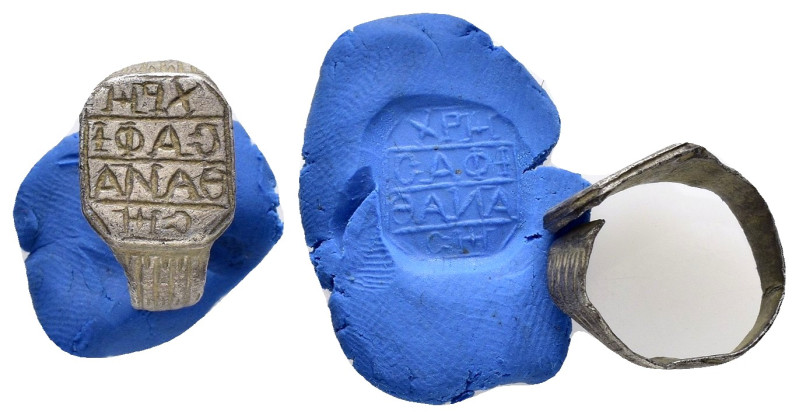 ANCIENT BYZANTINE SILVER RING.(3rd–4th centuries).Ar.

Condition : Good very fin...