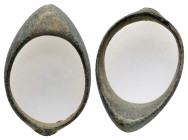 ANCIENT BYZANTINE BRONZE ARCHER RING.(6th-7th Century).Ae.

Condition : Good very fine.

Weight : 11.73 gr
Diameter : 22 mm