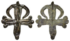 BYZANTINE EMPIRE.Bronze Cross.(8th-10th century).Ae.

Condition : Good very fine.

Weight : 8.71 gr
Diameter : 43 mm