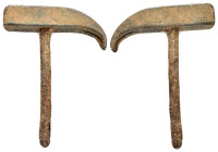 ANCIENT ROMAN BRONZE HAMMER.(1st- 3rd Century).Ae.

Condition : Good very fine.

Weight : 32.03 gr
Diameter : 62 mm