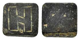 BYZANTINE BRONZE WEIGHT.(Circa 6th-9th century).Ae.

Condition : Good very fine.

Weight : 5.08 gr
Diameter : 12 mm