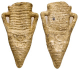 ANCIENT ROMAN LEAD AMPULLA.(1st- 3rd Century).Ae.

Condition : Good very fine.

Weight : 11.92 gr
Diameter : 41 mm