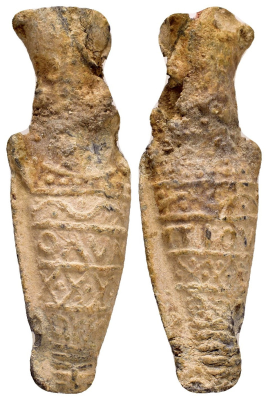 ANCIENT ROMAN LEAD AMPULLA.(1st- 3rd Century).Ae.

Condition : Good very fine.

...