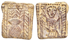 ANCIENT BYZANTINE LEAD PENDANT.

Condition : Good very fine.

Weight : 11.07 gr
Diameter : 25 mm