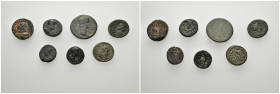 ANCIENT BRONZE COINS.SOLD AS SEEN.NO RETURN.