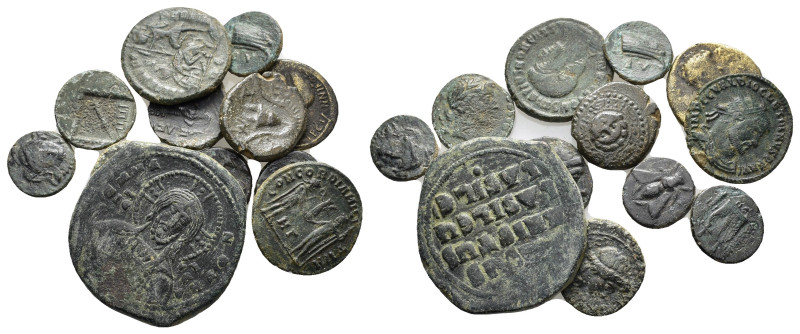 ANCIENT BRONZE COINS.SOLD AS SEEN.NO RETURN.