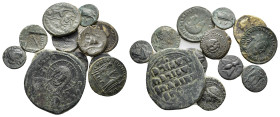 ANCIENT BRONZE COINS.SOLD AS SEEN.NO RETURN.