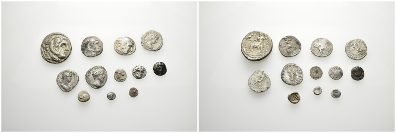 ANCIENT SILVER COINS.SOLD AS SEEN.NO RETURN.