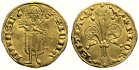 FIRENZE REPUBBLICA Fiorino 1307, I semestre, Nigio di Dietisalvi, simbolo Guastada - Ber 970-974 AU ORO gr 3,53 bell’esemplare dagli alti rilievi

S...