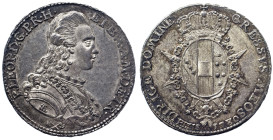 FIRENZE Pietro Leopoldo di Lorena (1765-1790) 2 Paoli 1780 MIR 388/2 RR AG In Slab NGC MS 62. Il grado attribuito da NGC ci sembra senz’altro basso
...