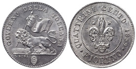 FIRENZE Governo Provvisorio di Toscana (1859-1860) Fiorino 1859 Gig. 2 AG In Slab NGC MS 65

MS 65