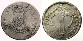 LUCCA Repubblica Santa Croce da 25 1756 MIR 233 AG gr. 8,15 traccia di appiccagnolo rimosso

MB