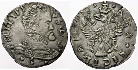 MESSINA Filippo II (1556-1598) 4 Tarì 1557 MIR 317/2 AG gr. 11,69 Usuali fratture di conio

SPL