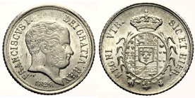 NAPOLI Francesco I di Borbone (1825-1830) Carlino da 10 Grana 1826 Gig. 13 R AG gr 2,29

FDC
