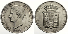 NAPOLI Francesco II (1859-1860) 120 Grana 1859 Gig. 1 AG gr 27,52

SPL