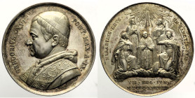 Roma Stato Pontificio Gregorio XVI (1831-1846) Medaglia AN IX 1839 Bart E839 Rara AG gr. 32,63

qFDC
