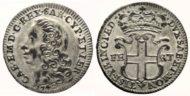 REGNO DI SARDEGNA - CARLO EMANUELE AMEDEO III (1730-1773) 5 Soldi 1742 Torino MIR 936 MI gr. 4,01 Argentatura pressochè integra e brillante

SPL/FDC...