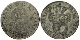 REGNO DI SARDEGNA - VITTORIO AMEDEO III (1773-1796) 20 Soldi 1794 Torino Mont. 371 MI gr. 4,94

MB