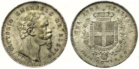 RE ELETTO VITTORIO EMANUELE II (1859-1861) Lira 1860 Firenze legenda oltre la barba Gig. 13 AG gr. 4,99

qFDC